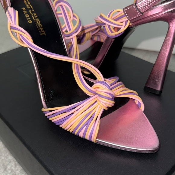 Saint Laurent Scoubi 105 Strappy Sandal size 38 - Picture 4 of 8